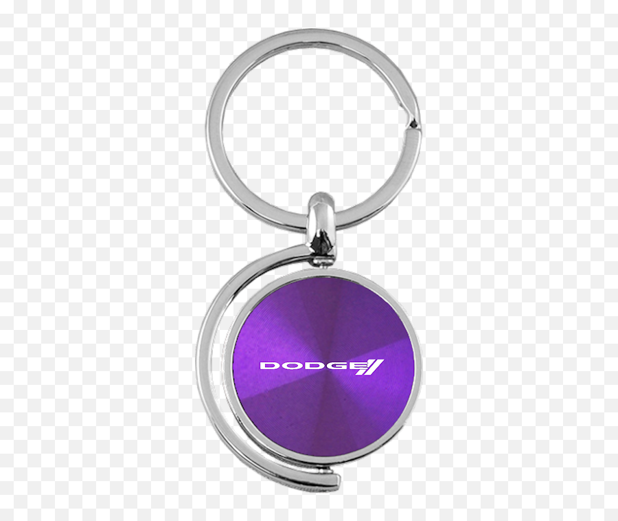 Au - Tomotive Gold Dodge Stripe Logo Purple Spinner Key Fob Keychain Png,Stripe Logo Png