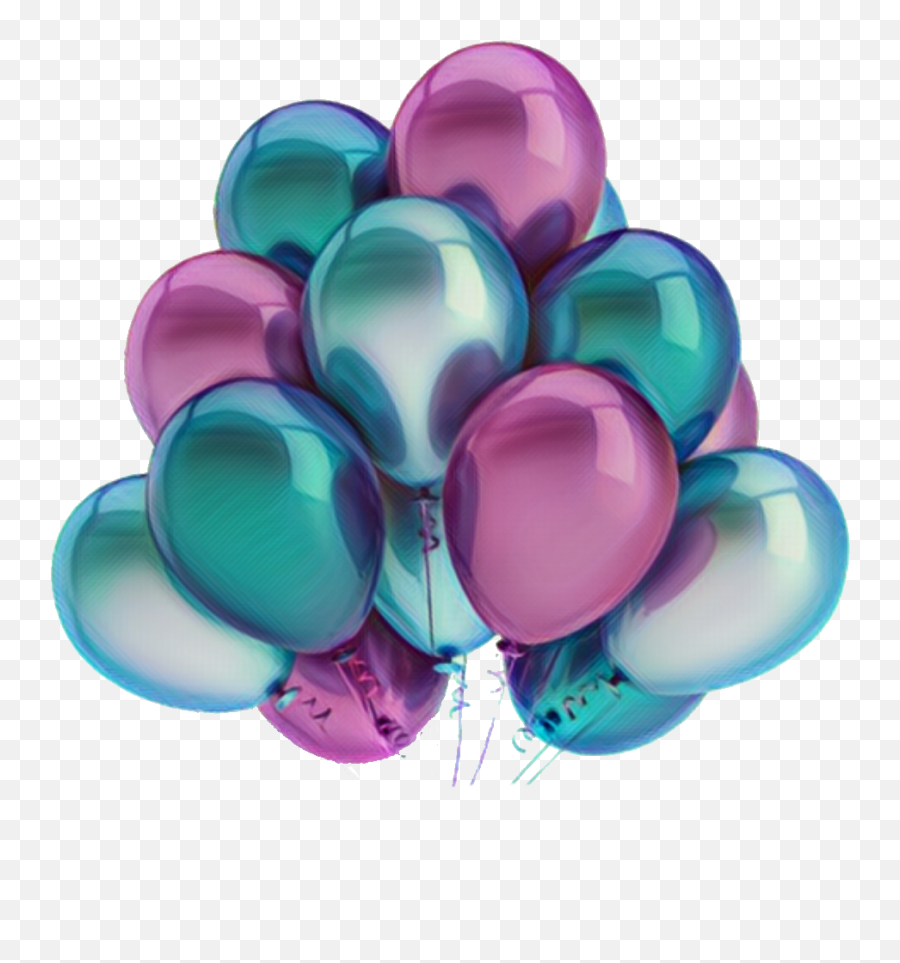 Purple Balloons Png Transparent - Blue And Purple Balloons,Purple Balloons Png