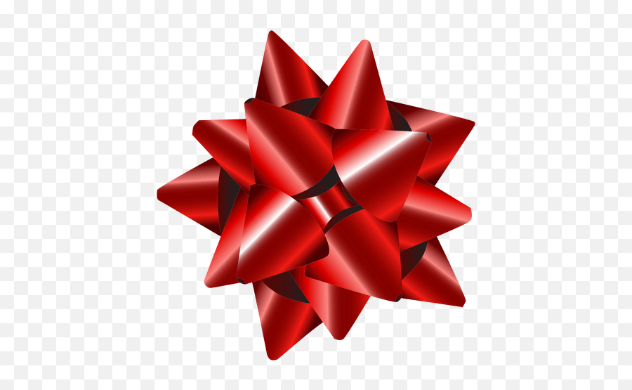 Star Bow Red - Transparent Png U0026 Svg Vector File Gift Pack Flower,Red Star Png