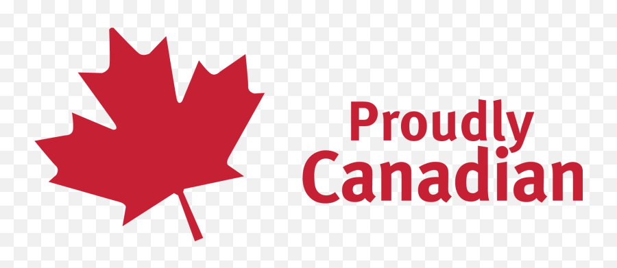 Download Maple Leaf Proudly Canadian - Full Size Png Image Language,Canadian Leaf Png