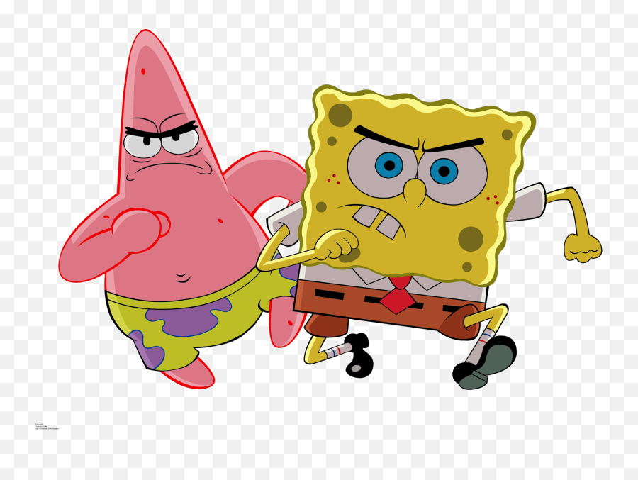 Cartoon Characters Bob Esponja Png - Spongebob And Patrick Art,Cartoons Png