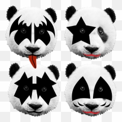 Panda Kiss T - Shirt png
