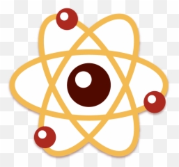 Plain Atom Clipart Png Download - React Icon