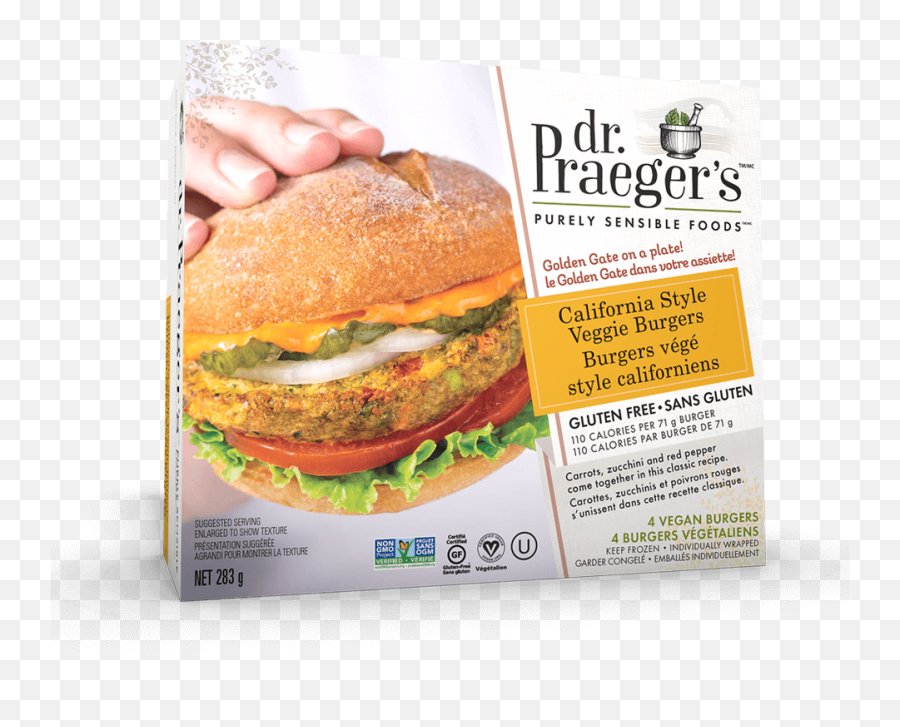 Dr Praegeru0027s California Veggie Burgers Gluten Free - Dr Praeger Veggie Burger Png,California Outline Png