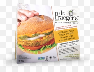 Dr Praegeru0027s California Veggie Burgers Gluten Free - png