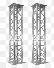 Download Hd Professional Dj Lighting Stands Silver Truss X - 2m Podium Truss Png,Stand Png