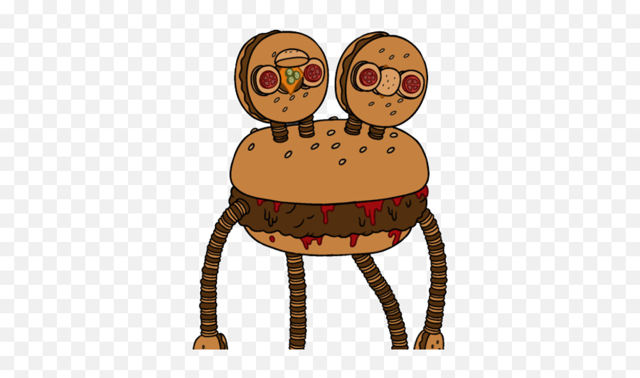 Hamburger Monster Adventure Time Wiki Fandom - Hamburguesa Hora De Aventura Png,Rap Monster Png