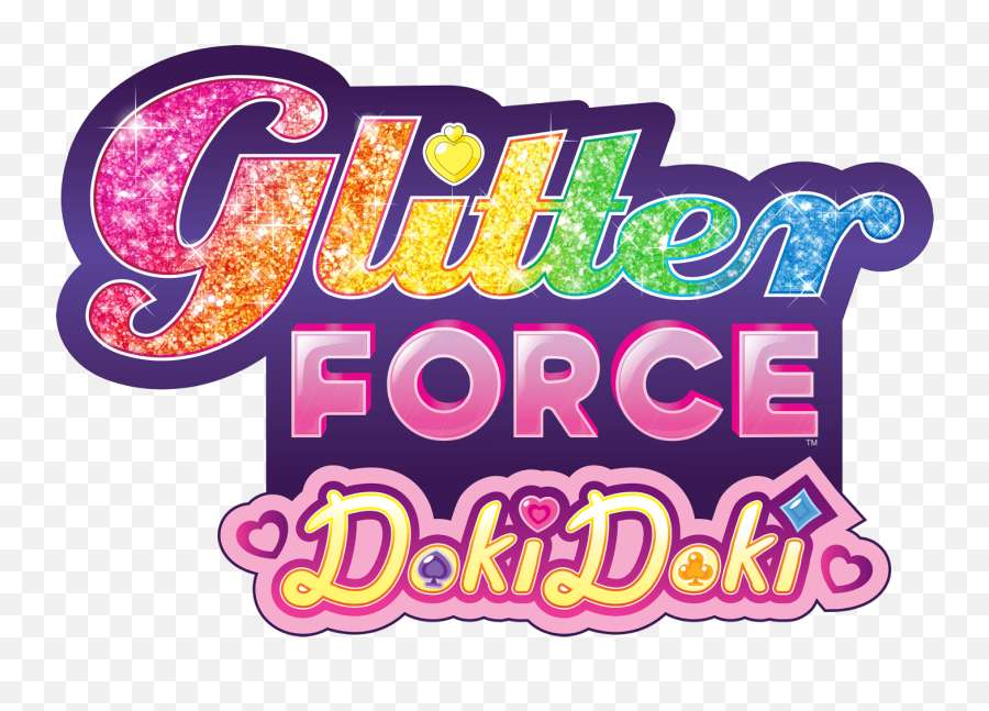 Glitter Force Doki Logopedia Fandom Logo Png Play - doh Logo