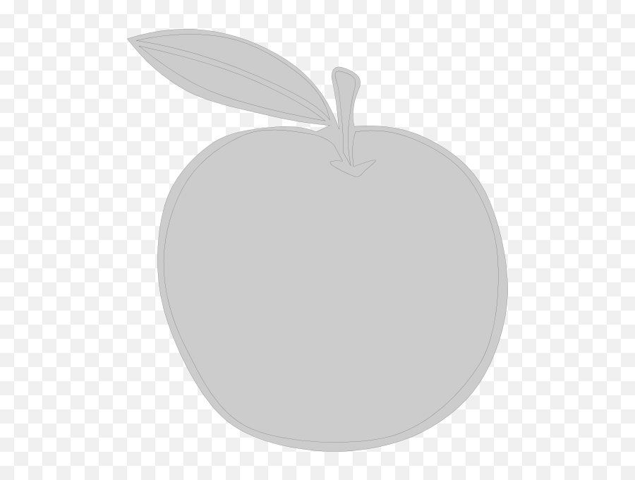 Gray Apple Clip Art - Vector Clip Art Online Gray Apple Png,Apple Outline Png