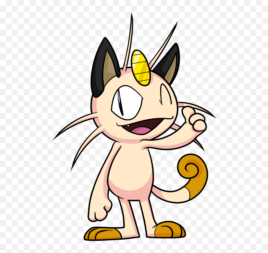 Meowth U2014 Weasyl - Fictional Character Png,Meowth Transparent