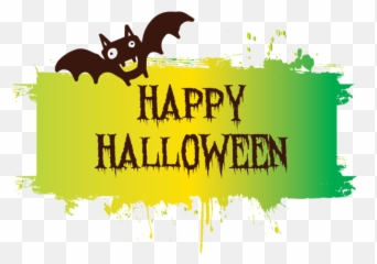 Halloween Logo Cartoon Green For Happy - Dig The Beach png
