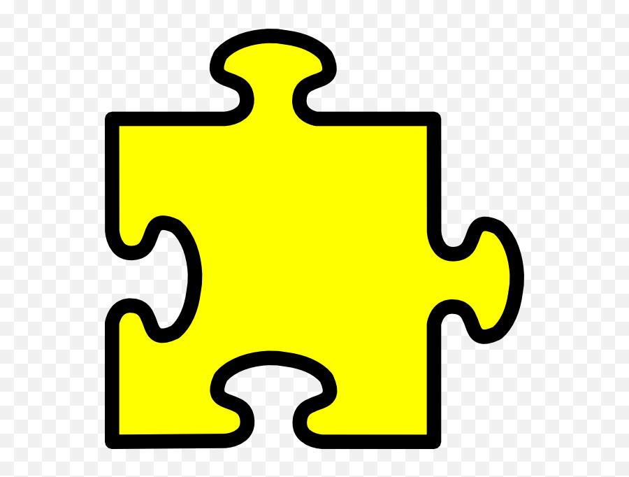 Square Clipart Yellow - Puzzle Piece Clipart Png,Yellow Square Png