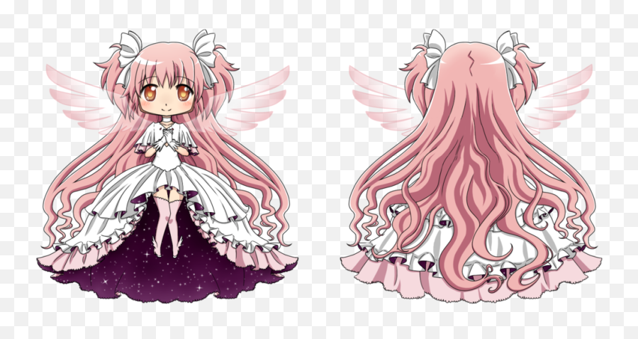 Chibi Madoka From - Madoka Magica Madoka Kaname Goddess Png,Madoka Kaname Transparent