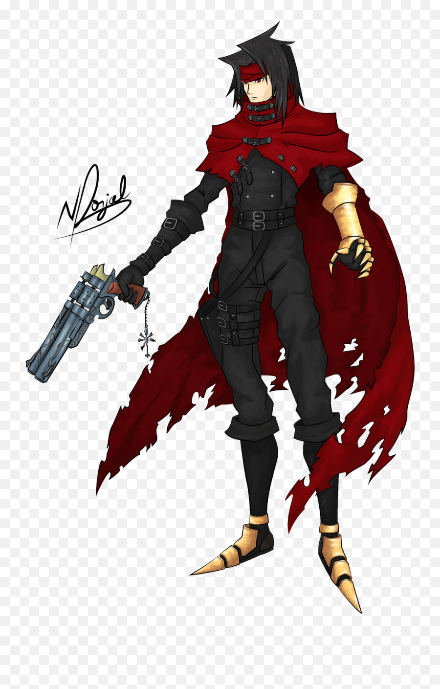 Vincent Valentine Background Png - Final Fantasy 7 Vicent,Valentine Background Png