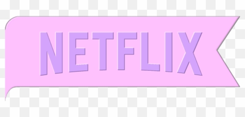 Netflix Banner Label Sticker By Loveliest Doll - Horizontal png