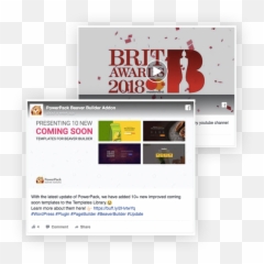 Facebook Modules - Comments Page Feed Share Button u0026 more Brit Awards png