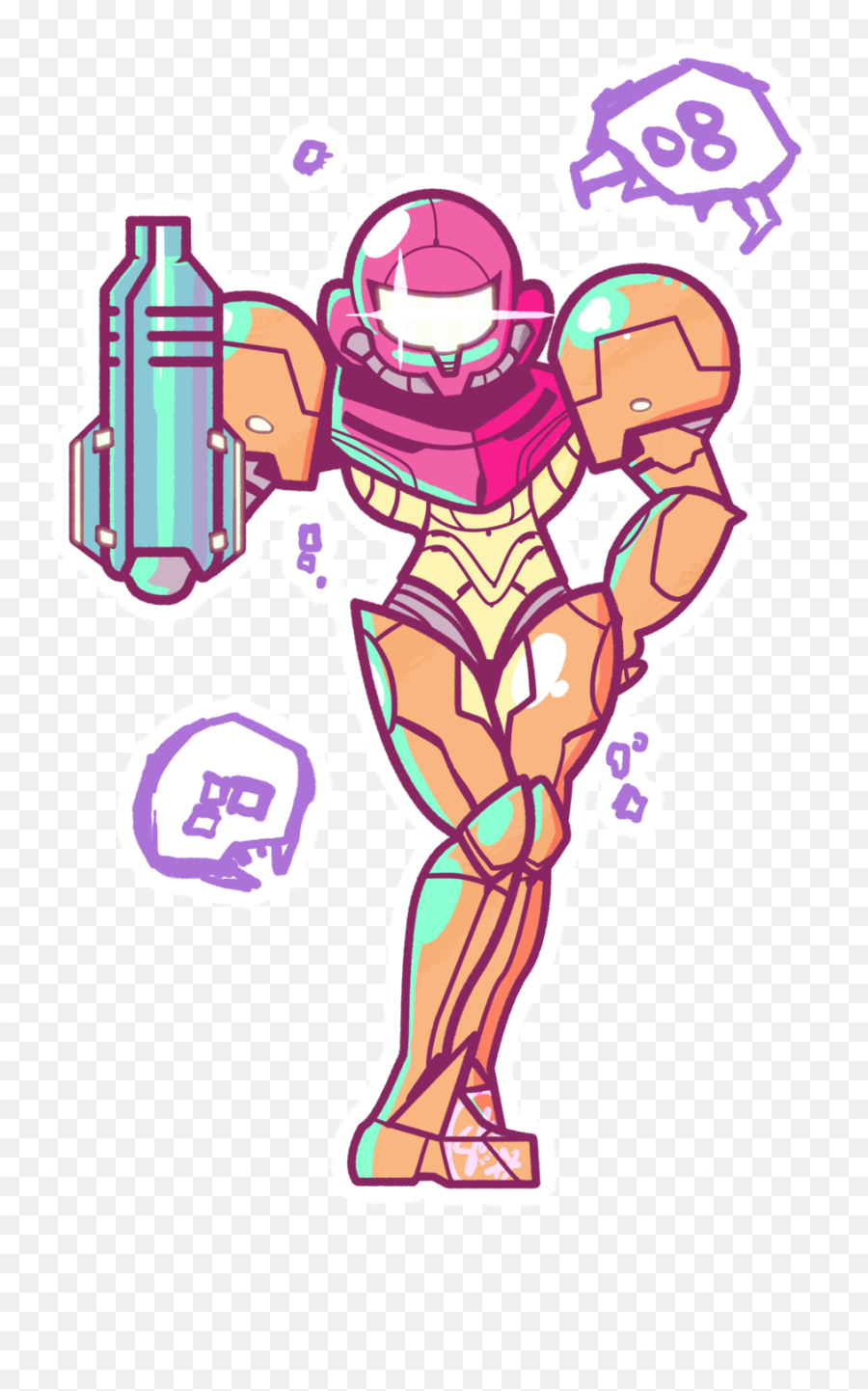 Samus Aran Metroid - Samus Metroid Outline Png,Samus Png