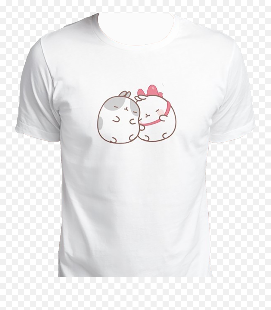 Molang Couple Tee - T Shirt Beatles Abbey Road Png,Molang Png