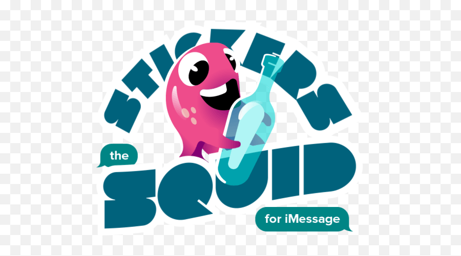 Stickers The Animated Squid For Imessage - Webflow Vintage Twin Peaks Physial Ed Dept High School Png,Cuttlefish Icon