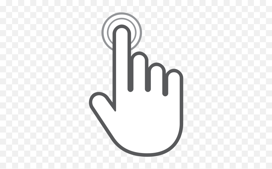 Swipe Hand Gesture Scroll Finger Tap Interactive Icon - Finger Icon Png White,Fingure Icon