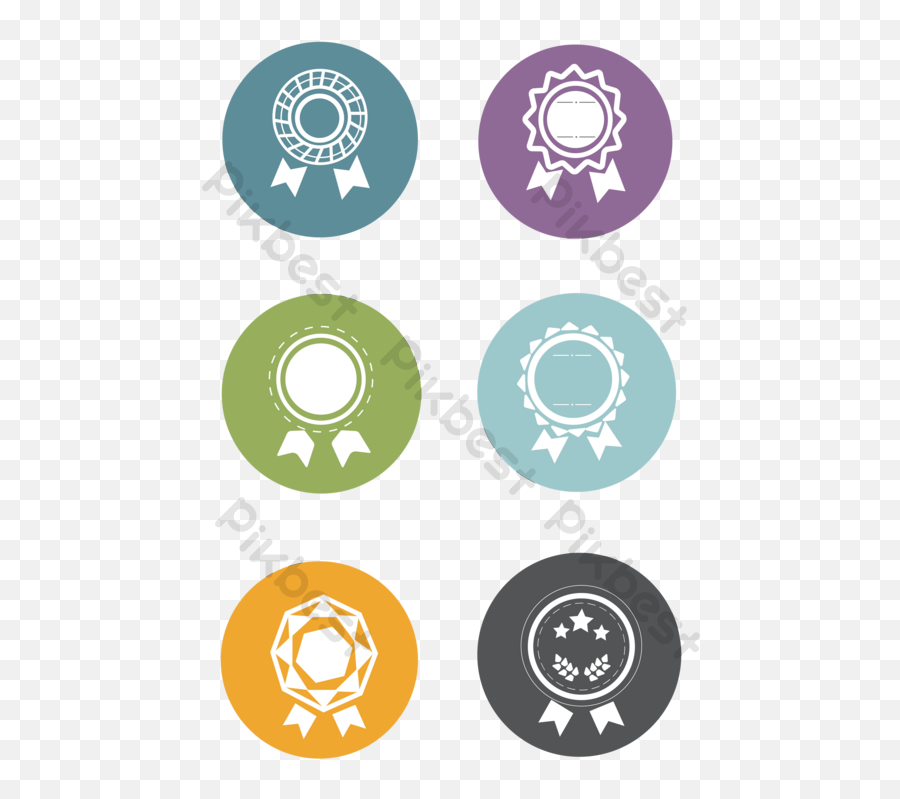 Free Cap Badge Vector Icon Set Png Images Ai Download - Dot,Vector Icon Sets