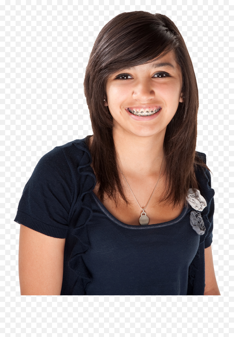 Latin Girl Png Transparent Collections - Cute Latina With Braces,Stock Photo Png