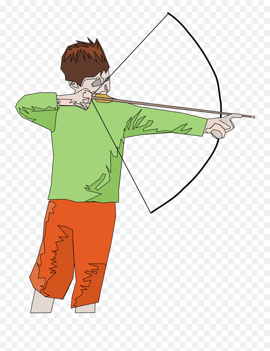 Abstract Archer Archery - Tiro Con Arco Y Flecha Png,Bow And Arrow Png
