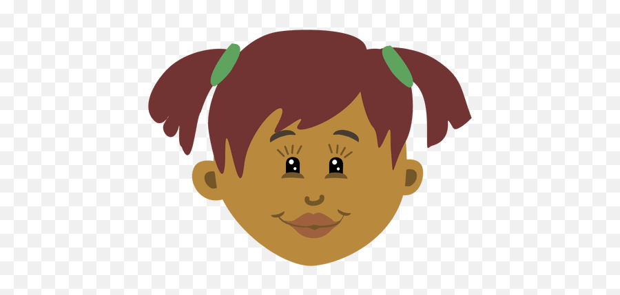 Black Girl Head Cartoon - Desenho De Cabeça De Menina Png,Black Girl Png