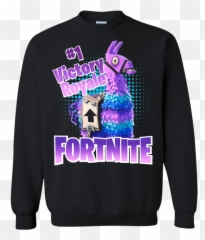 Download Hd Fortnite Victory Royale Lucky Llama Funny Shirt - T png