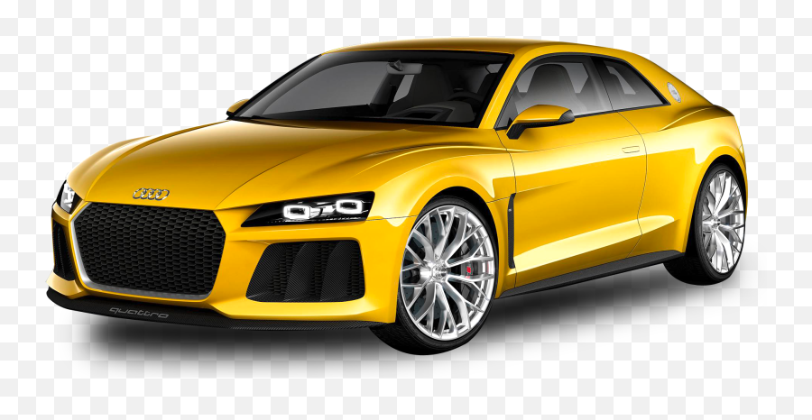 Yellow Audi Car Png Image - Audi Sports Car Png,Van Png