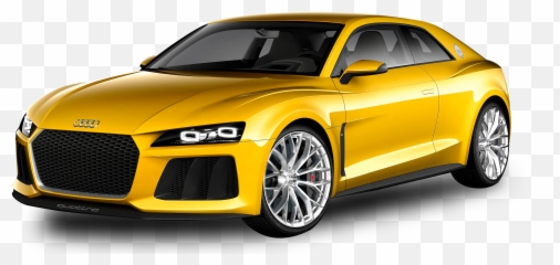 Yellow Audi Car Png Image - Audi Sports Car Png,Van Png