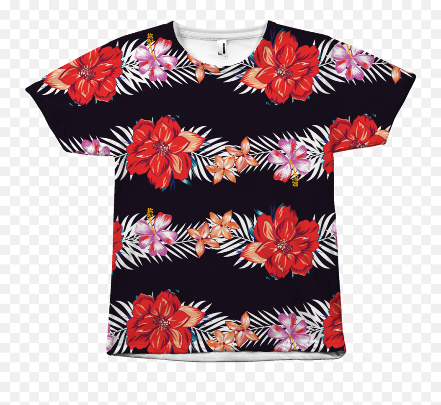 Midnight Lei Hawaiian T Shirt - Hawaiian T Shirts For Men Png,Hawaiian Shirt Png