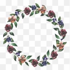Autumn Leaves Wreath Png And Psd - Free Fall Clip Art Transparent