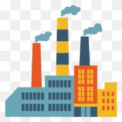 Download Factory Creative Vector Design Chimney Icon Hq Png - Factory Icon Png,Chimney Png