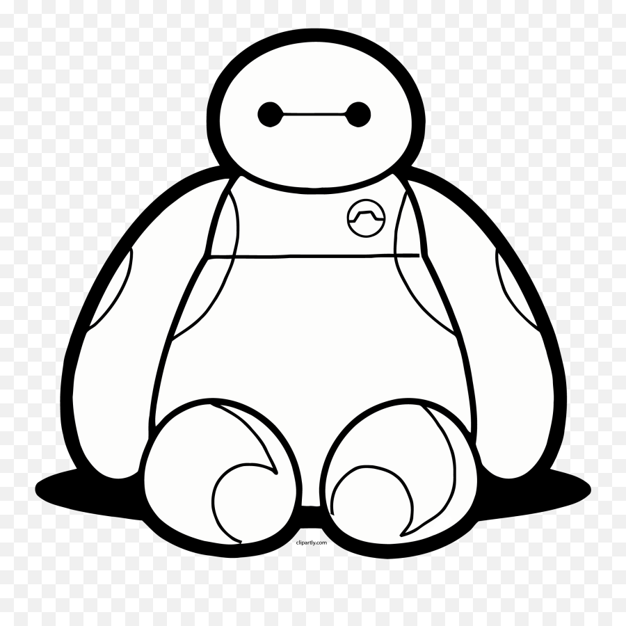 Baymax Staying Front View Png Clipart - Baymax Clipart,Png Clip Art