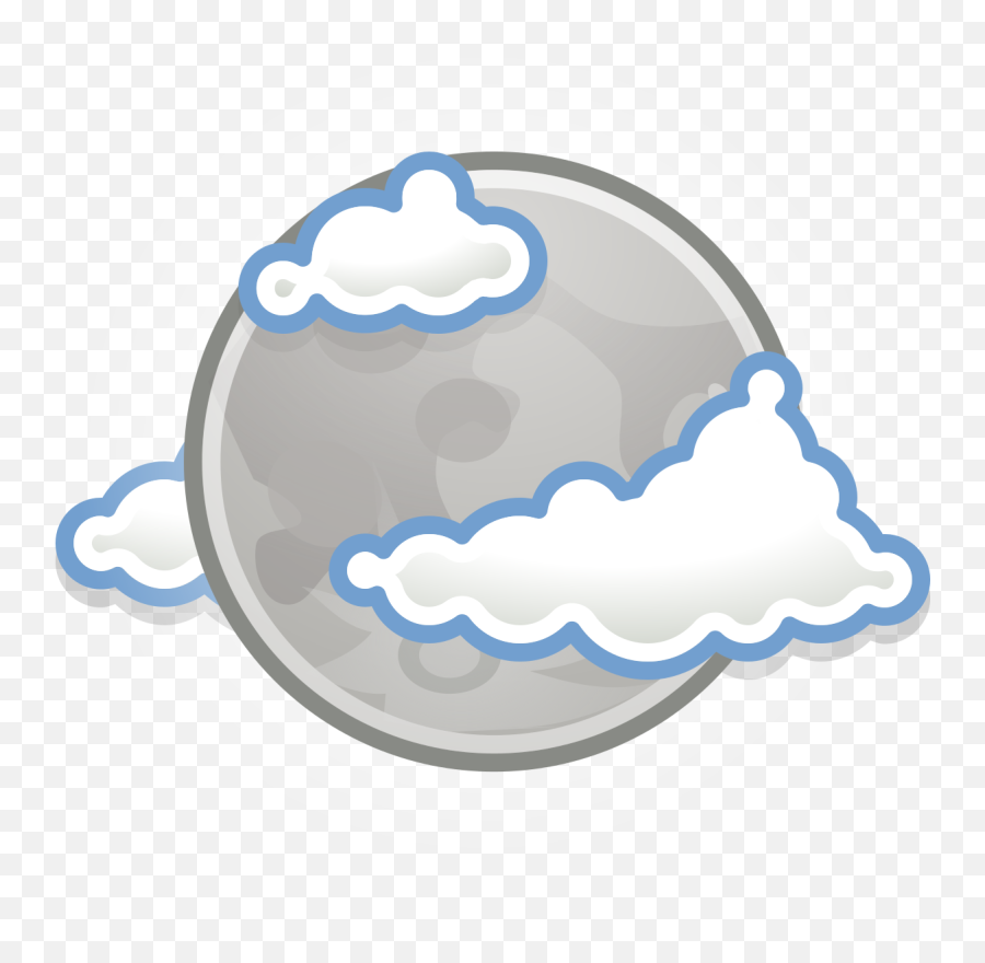 Gnome - Scattered Clouds Weather Symbol Png,Night Clouds Png