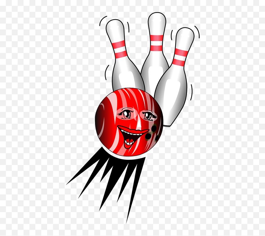 Download Best 50 Bowling Clipart Images Free Banner - Red Bowling Ball 5 Pin Png,Bowling Clipart Png