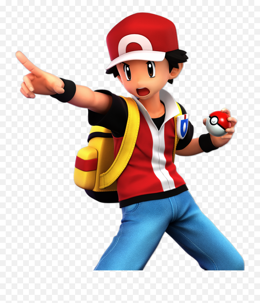 Pokemon Trainer Ultimate Renders - Red Pokemon Trainer Smash Png,Pokemon Trainer Png