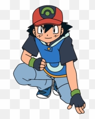 Ash Ketchum Png Image Background - Ash Pokemon Clipart,Ash Ketchum Transparent