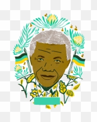 Buy The Book Here - Nelson Mandela Illustration Png,Mandela Png