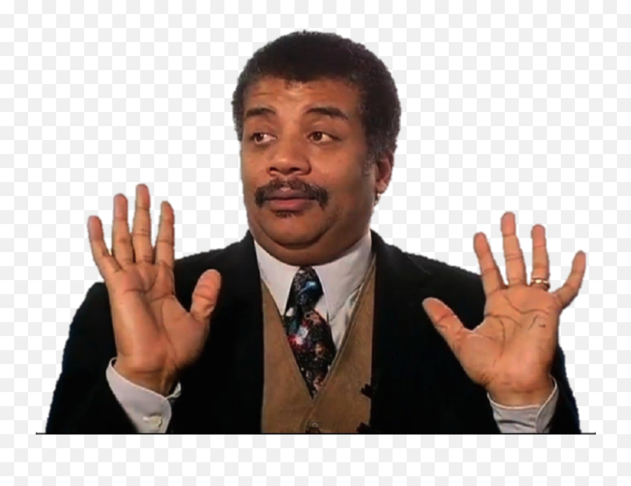 Neil Degrasse Tyson Hands Up Gif Png - Neil Degrasse Tyson Meme,Neil Degrasse Tyson Png