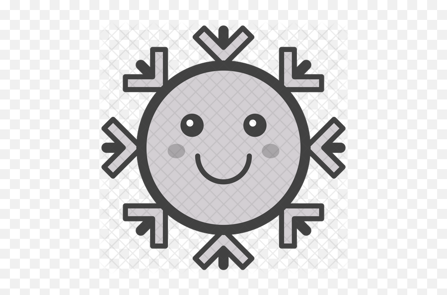 Snowflake Emoji Icon Of Colored - Mandalas De Flores Coloreadas Png,Snowflake Emoji Png