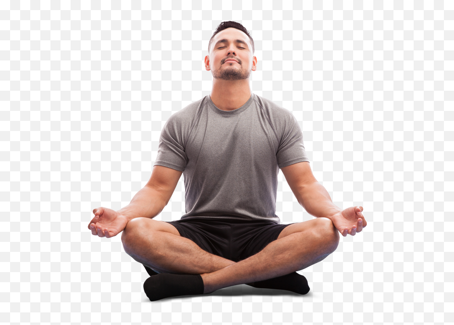 Download Hd Be Part Of Fun And Healthy Workout Sessions - Man Meditating Png,Workout Png