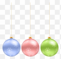 Christmas Ornaments Hanging Png