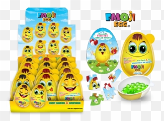 Giant Emoji Egg Surprise - Cartoon Png,Egg Emoji Png