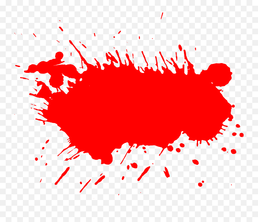 15 Red Paint Splatters Transparent - Splash Paint Effect Png,Paint Splash Png