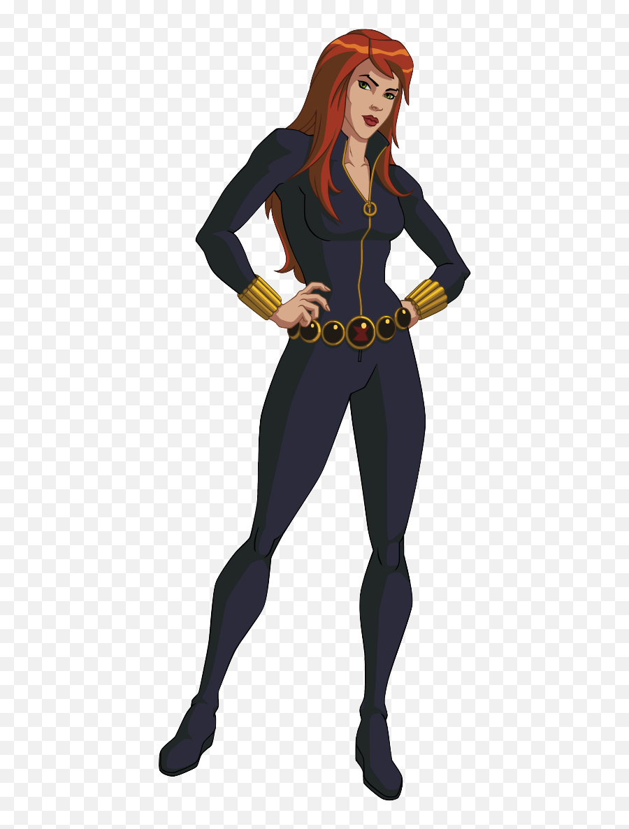 Black Widow Marvel Cartoon - Black Widow Avengers Assemble Cartoon Png,Black Widow Spider Png