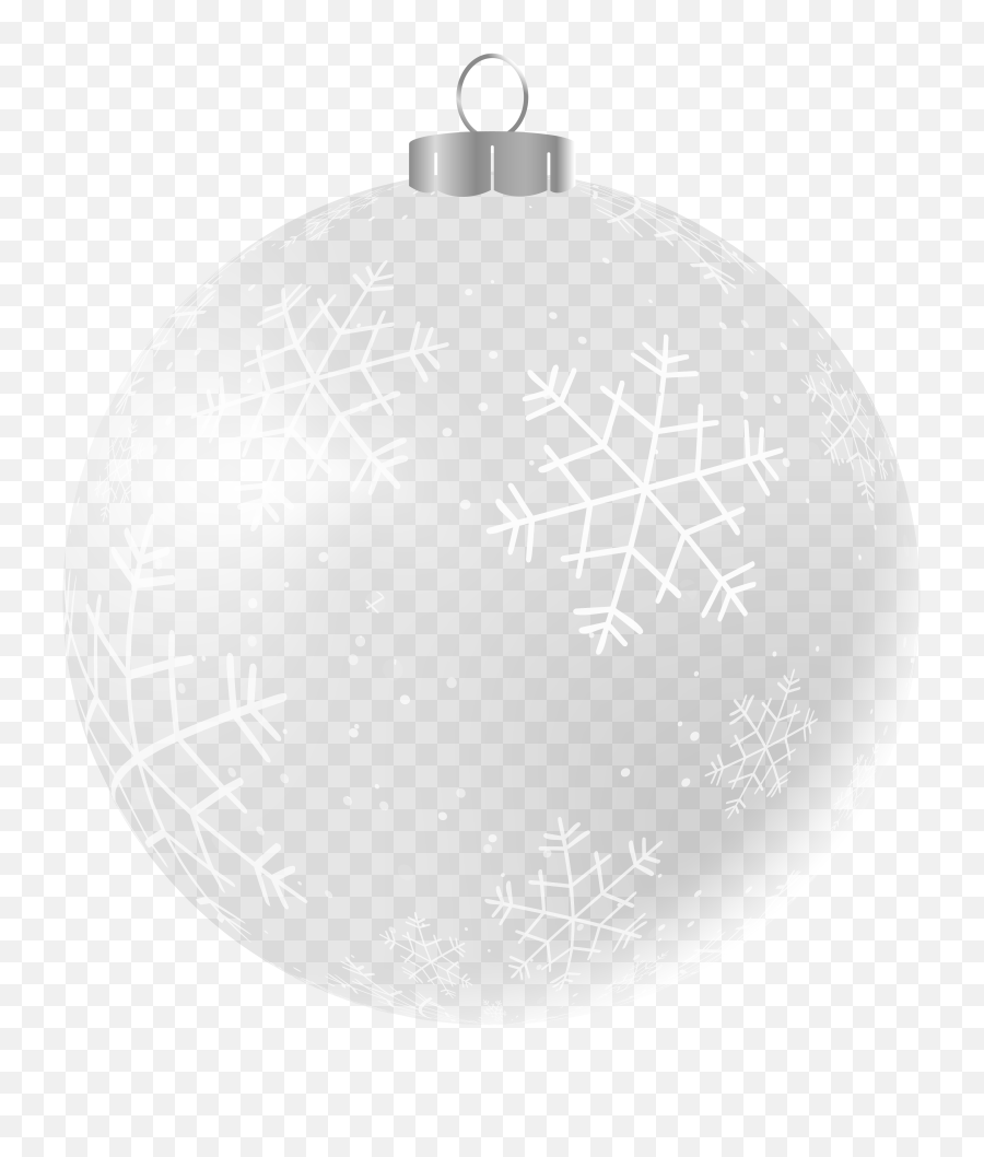 Free Christmas Ornament Transparent Download Clip Art - White Christmas Ornaments Clipart Png,Christmas Ball Png