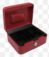 Red Cash Box Transparent Background Image Free Png Images - Saving