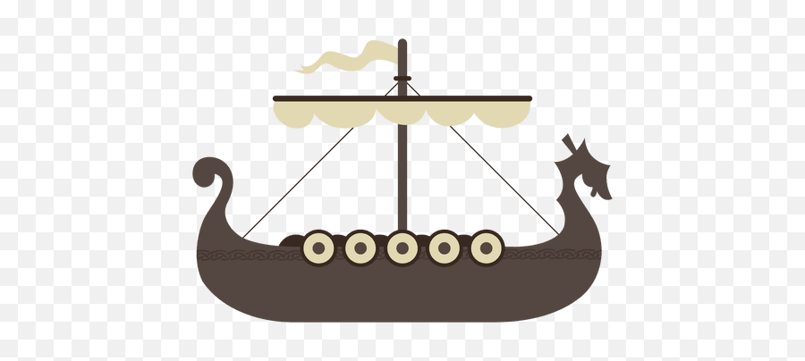 Viking Ship Icon 83081 - Free Icons Library Transparent Background Viking Boat Clipart Png,Cartoon Boat Png